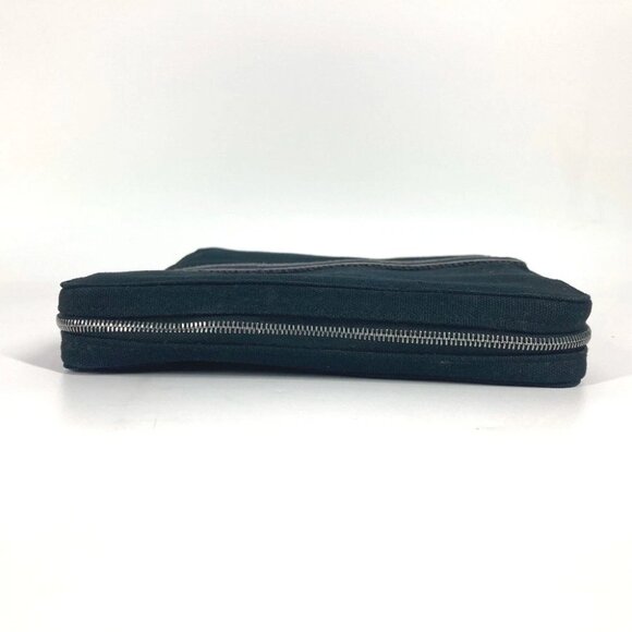 HERMES Fourre Tout Multi-pouch Makeup pouch Jewelry case Pouch cotton Black - Picture 12 of 16